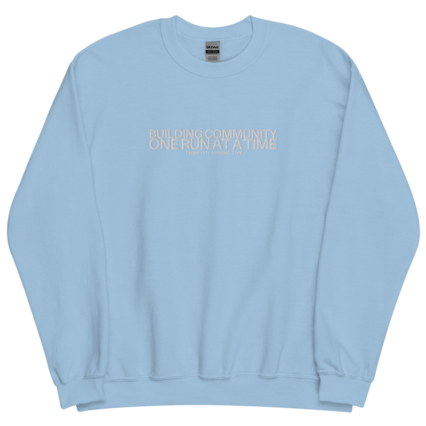 Building Community Embroidered Crewneck