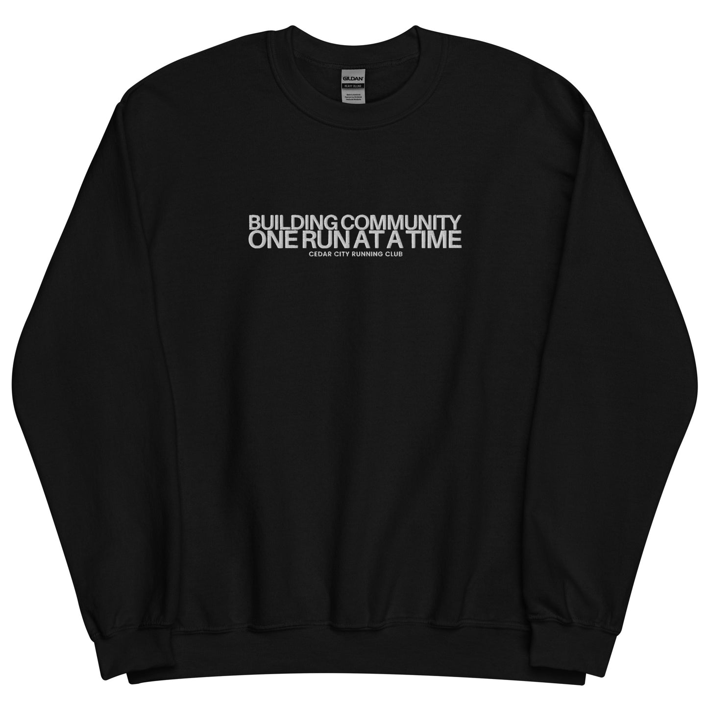 Building Community Embroidered Crewneck