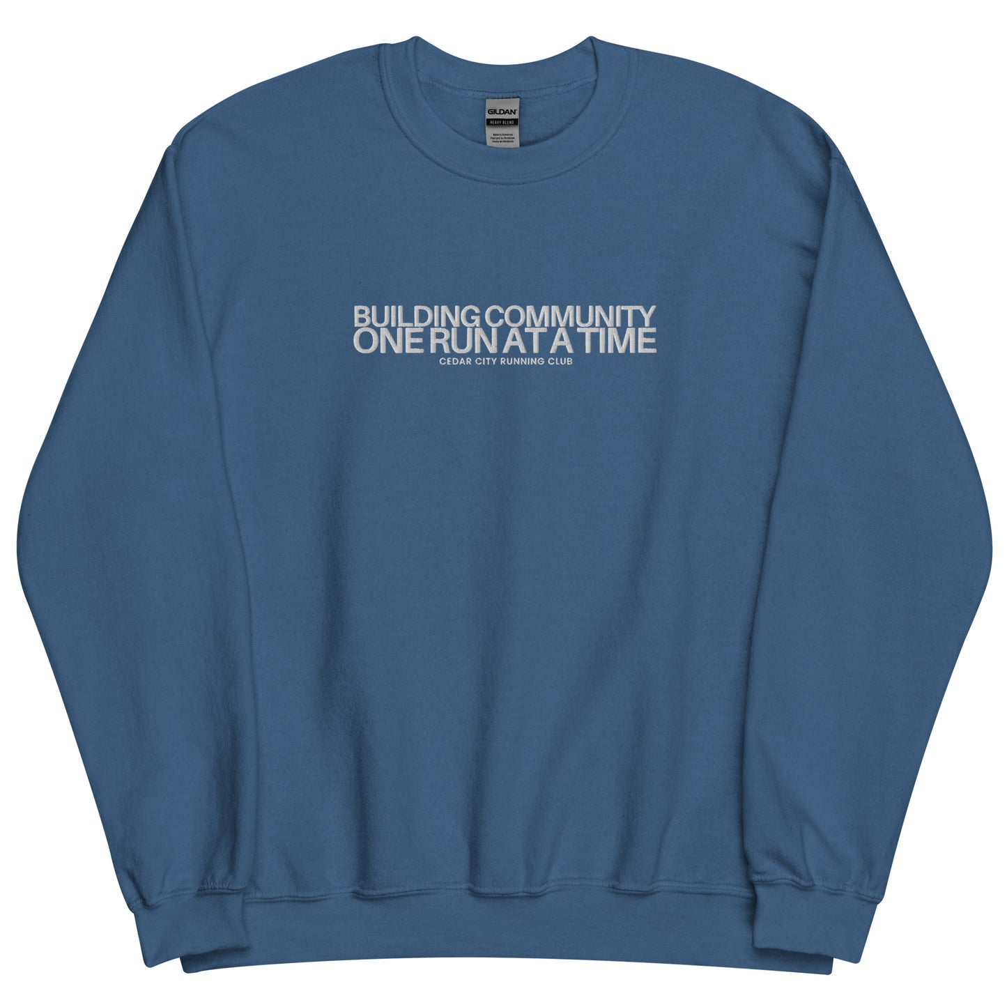 Building Community Embroidered Crewneck